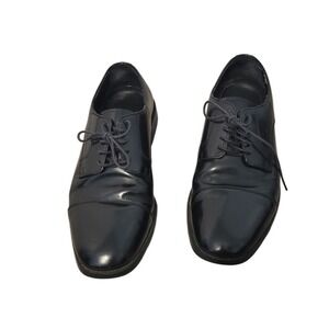 Men's Nunn Bush Black Leather Dress‎ Shoes Size 8M